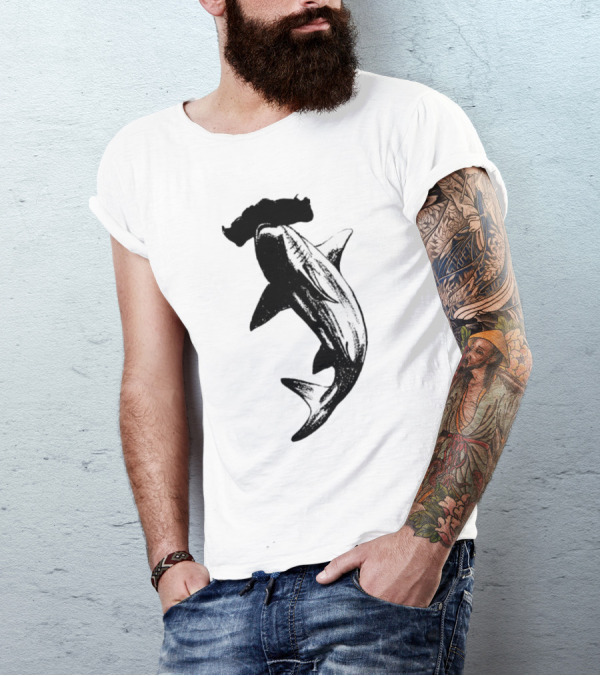 Hammerhead Shark Wildlife Aquatic Cool T-Shirt
