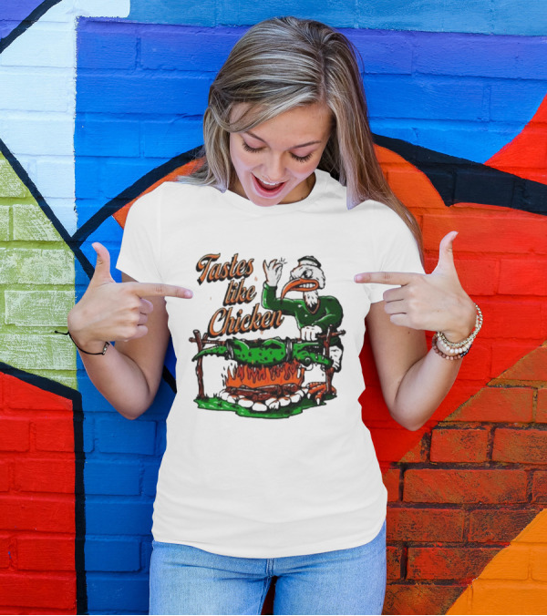 Miami Hurricanes Rivalry Gator Roast Tastes Like Chicken T-Shirt