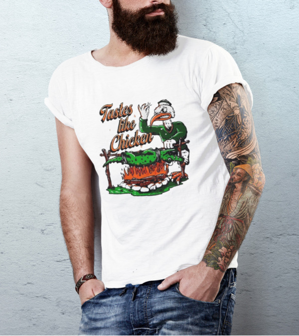 Miami Hurricanes Rivalry Gator Roast Tastes Like Chicken T-Shirt