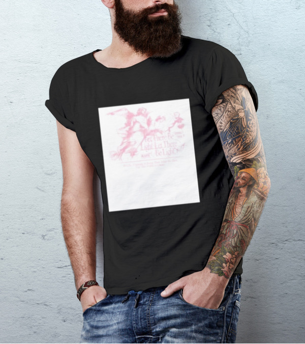 Let There Be Light Raye Genesis 1 Verse 3 For The Faint Of Heart T-Shirt