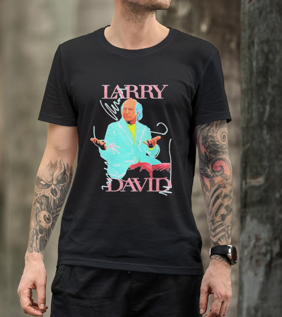 Larry David Pretty Good Retro Vibe Pastel T-Shirt