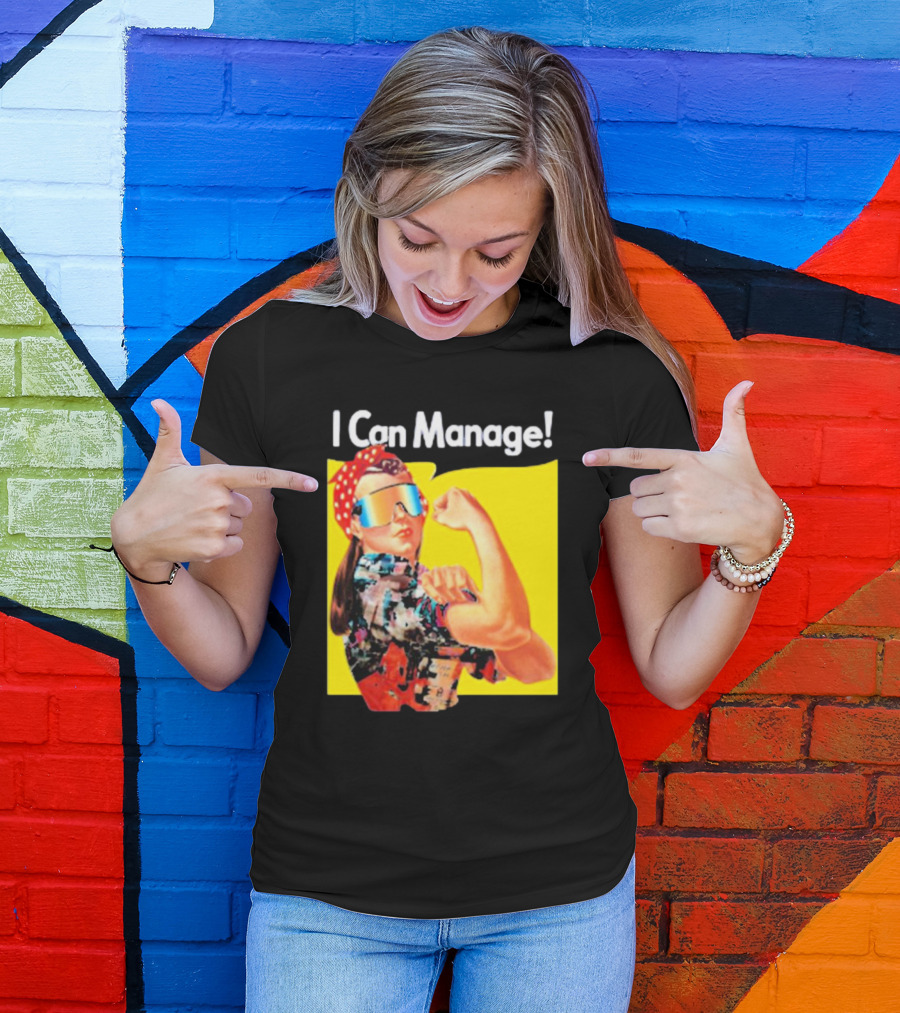 Local Dude Real Logan Ross I Can Manage Retro Iconic Concept T-Shirt