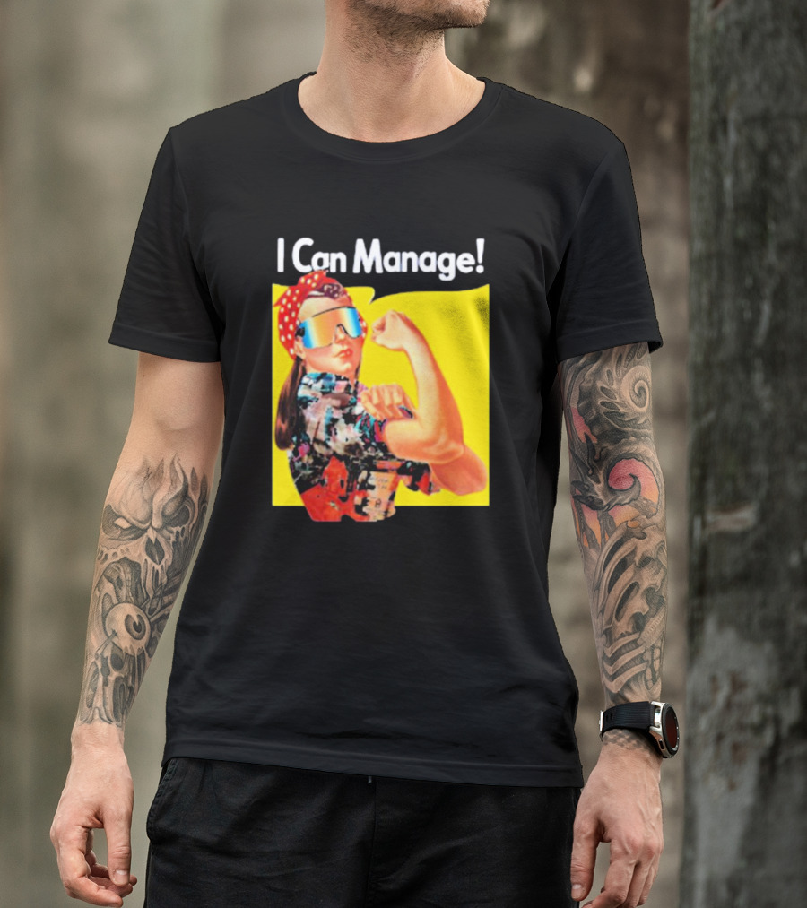 Local Dude Real Logan Ross I Can Manage Retro Iconic Concept T-Shirt