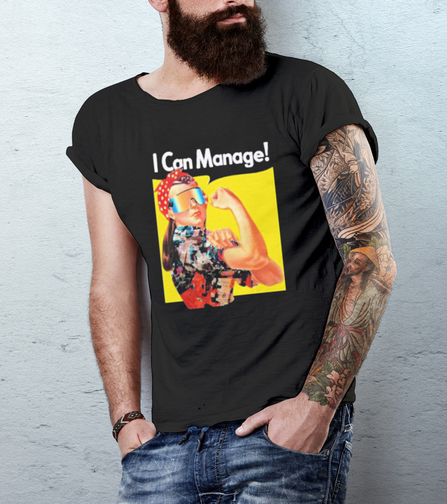 Local Dude Real Logan Ross I Can Manage Retro Iconic Concept T-Shirt