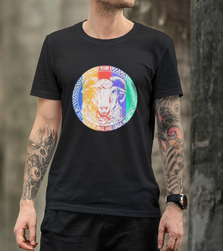 Ram The 1971 Album By Paul And Linda McCartney Multicolor T-Shirt