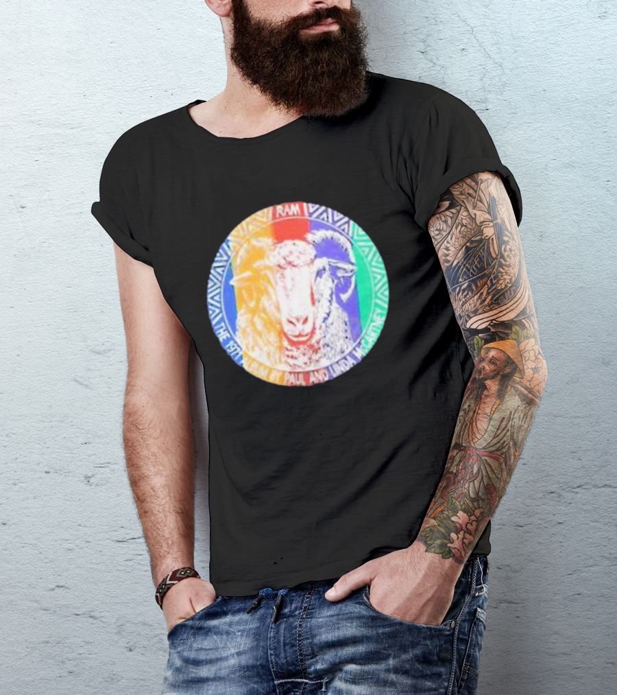 Ram The 1971 Album By Paul And Linda McCartney Multicolor T-Shirt