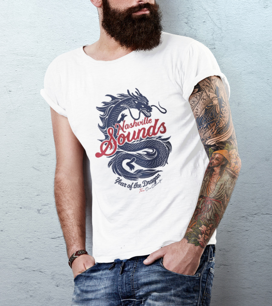 Nashville Sounds Year Of The Dragon Tom Bancroft T-Shirt