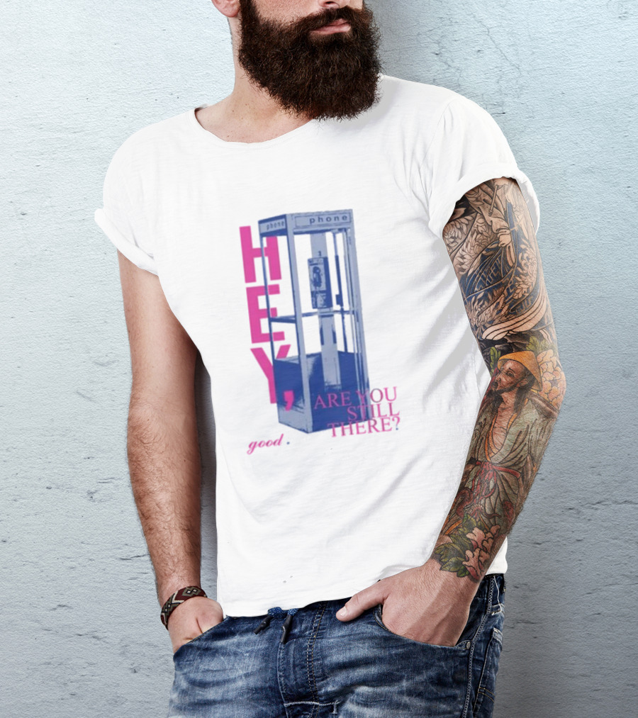 Niki Backburner Hey Are You Still There Good Phone Booth Retro T-Shirt