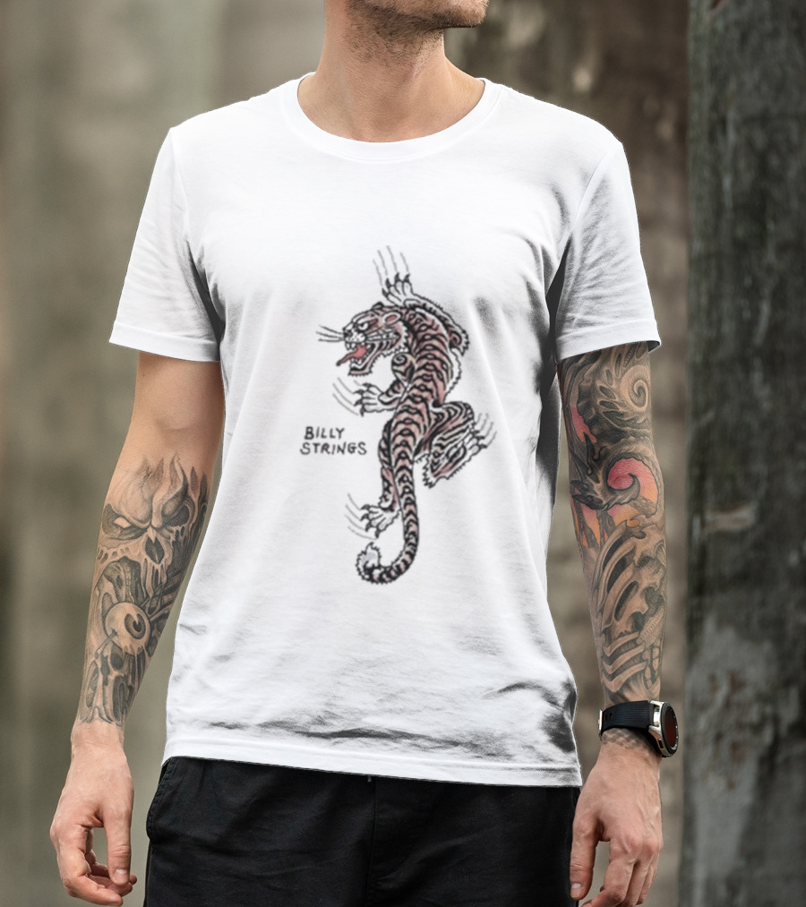 Billy Strings Old Gold Tiger Winter T-Shirt