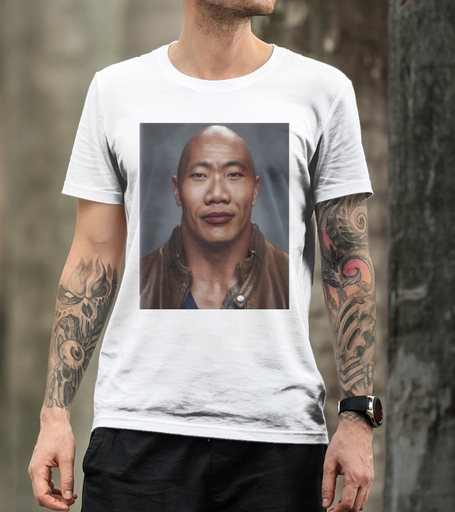 Dwayne The Wok Johnson Meme Face Mashup T-Shirt