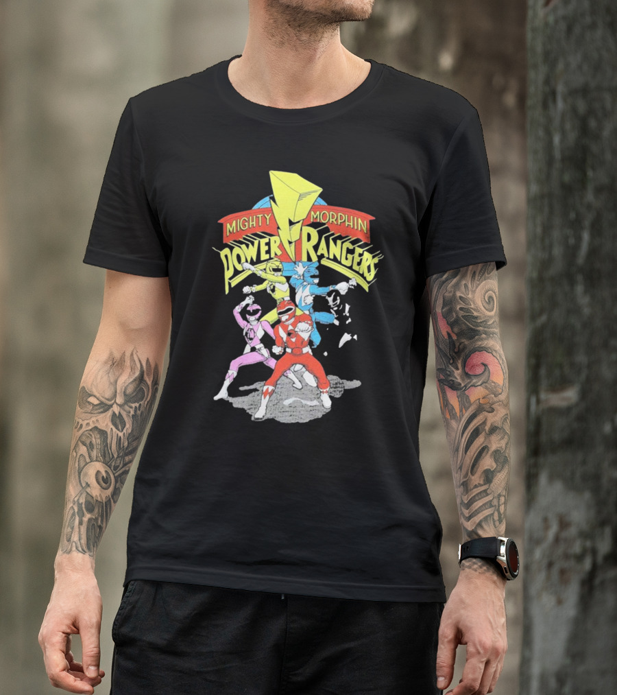 Mighty Morphin Power Rangers Classic Team T-Shirt