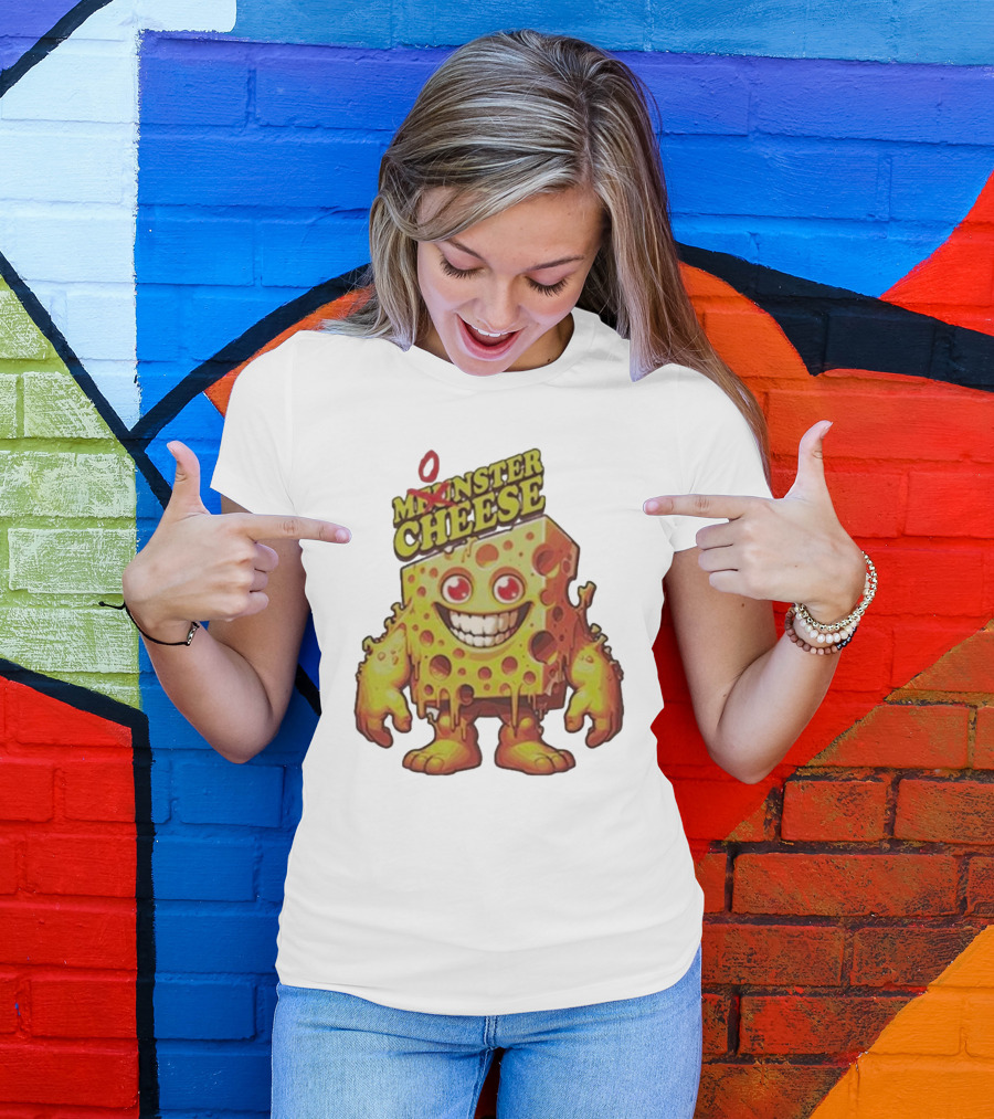 Munster Cheese Monster Smile T-Shirt