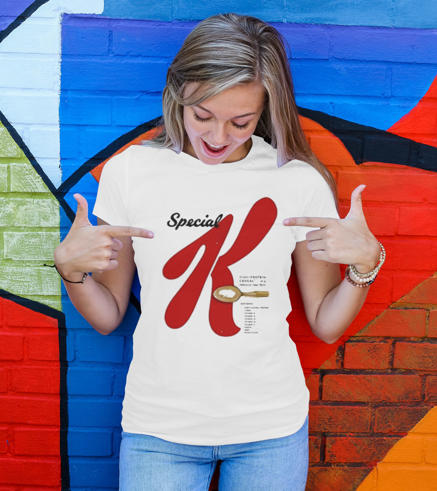 Special K High Protein Cereal Ketapoloclub Spoon T-Shirt