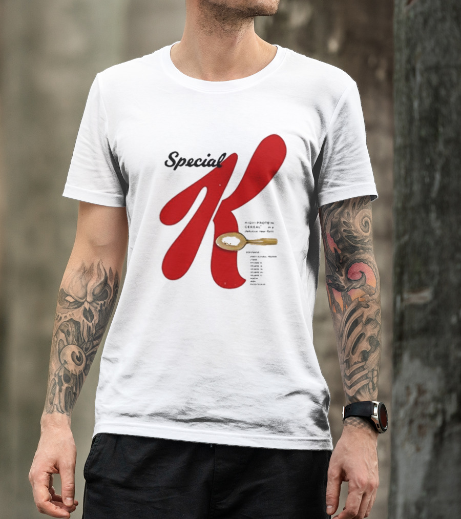 Special K High Protein Cereal Ketapoloclub Spoon T-Shirt