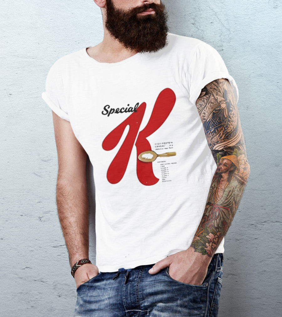Special K High Protein Cereal Ketapoloclub Spoon T-Shirt