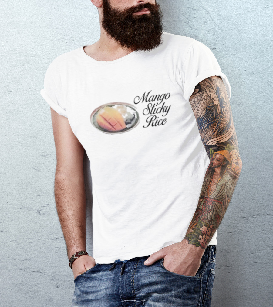 Mango Sticky Rice Tropical Fruit With Sticky Rice T-Shirt