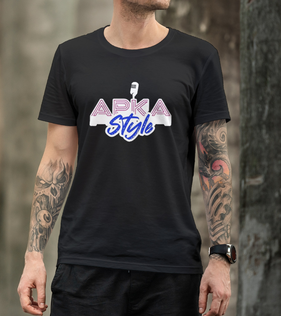 Apka Style Microphone Angaar Round T-Shirt