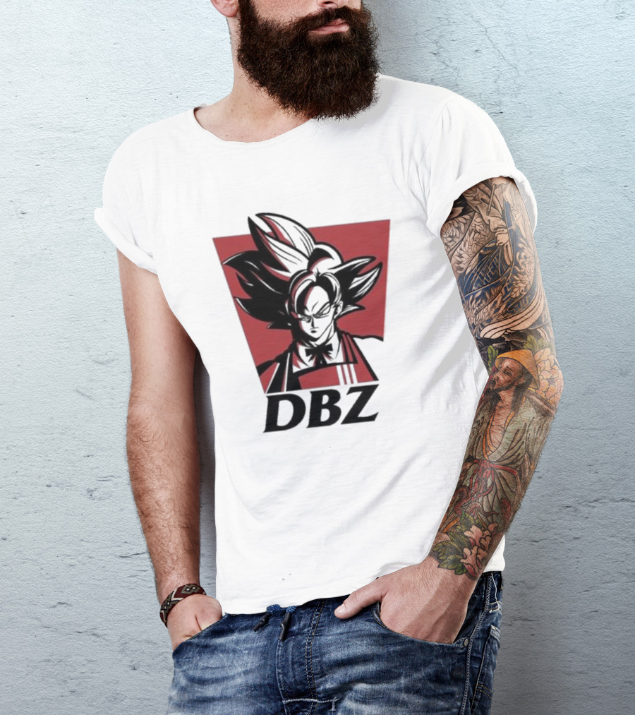 DBZ Kakarot Fried Chicken KFC Fusion T-Shirt