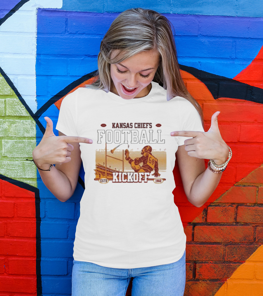 Kansas Chiefs Football Kickoff Vintage T-Shirt