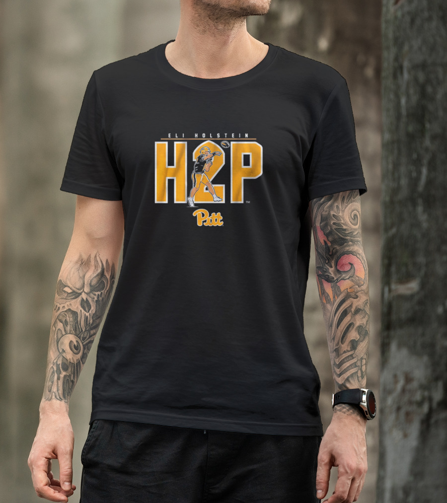 Eli Holstein H2P Pitt Panthers Football Quarterback T-Shirt