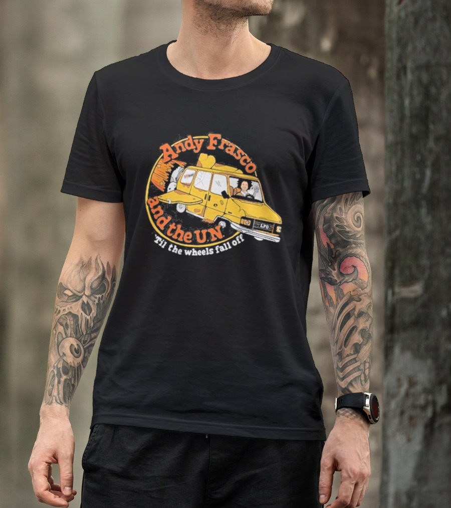 Andy Frasco And The U.N. 'Til The Wheels Fall Off Yellow Van Adventure T-Shirt