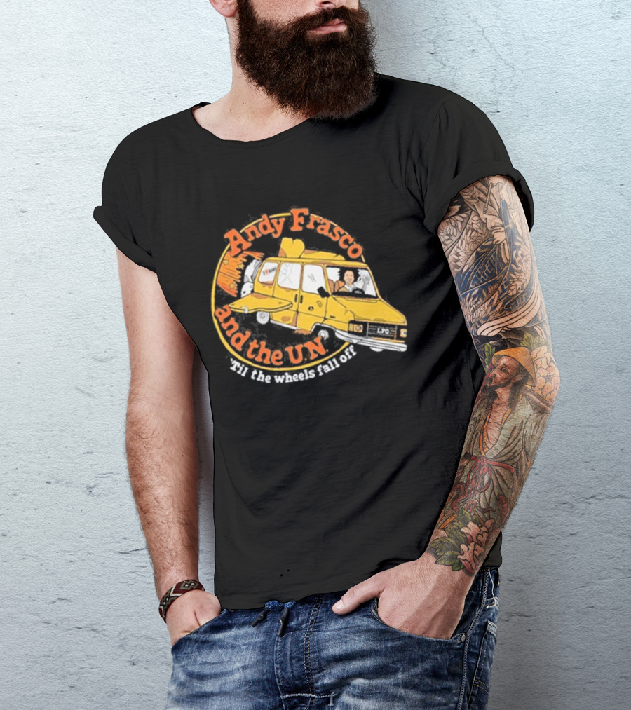 Andy Frasco And The U.N. 'Til The Wheels Fall Off Yellow Van Adventure T-Shirt