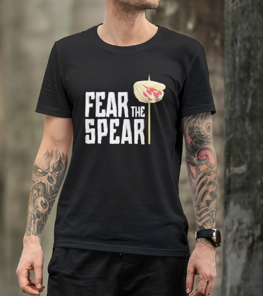 Detroit Tigers Fear The Spear Pizza T-Shirt