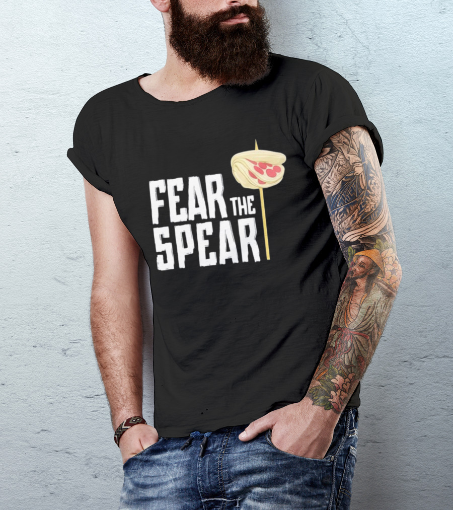 Detroit Tigers Fear The Spear Pizza T-Shirt
