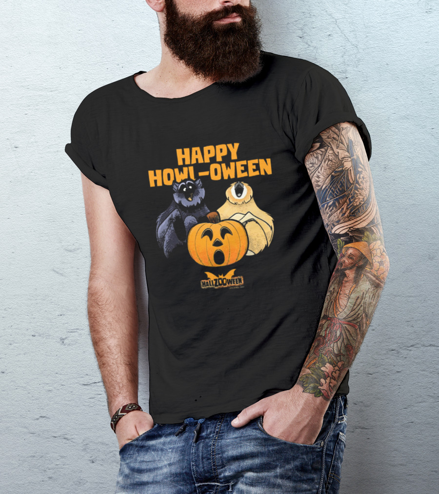 Happy Howl-oween HallZOOween Celebrate Boo T-Shirt