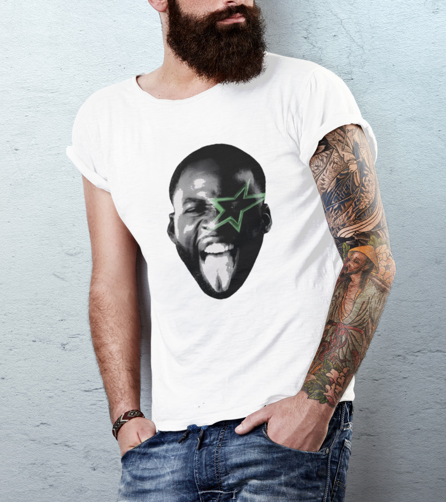 Money 23 Green Star Face T-Shirt