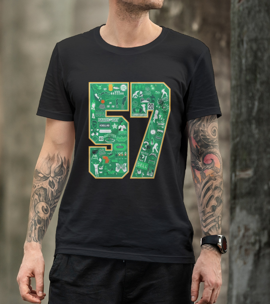 Oakland Athletics History Battle Of The Bay 57 Years Legends Sell 1989 MVP Rickey Henderson T-Shirt