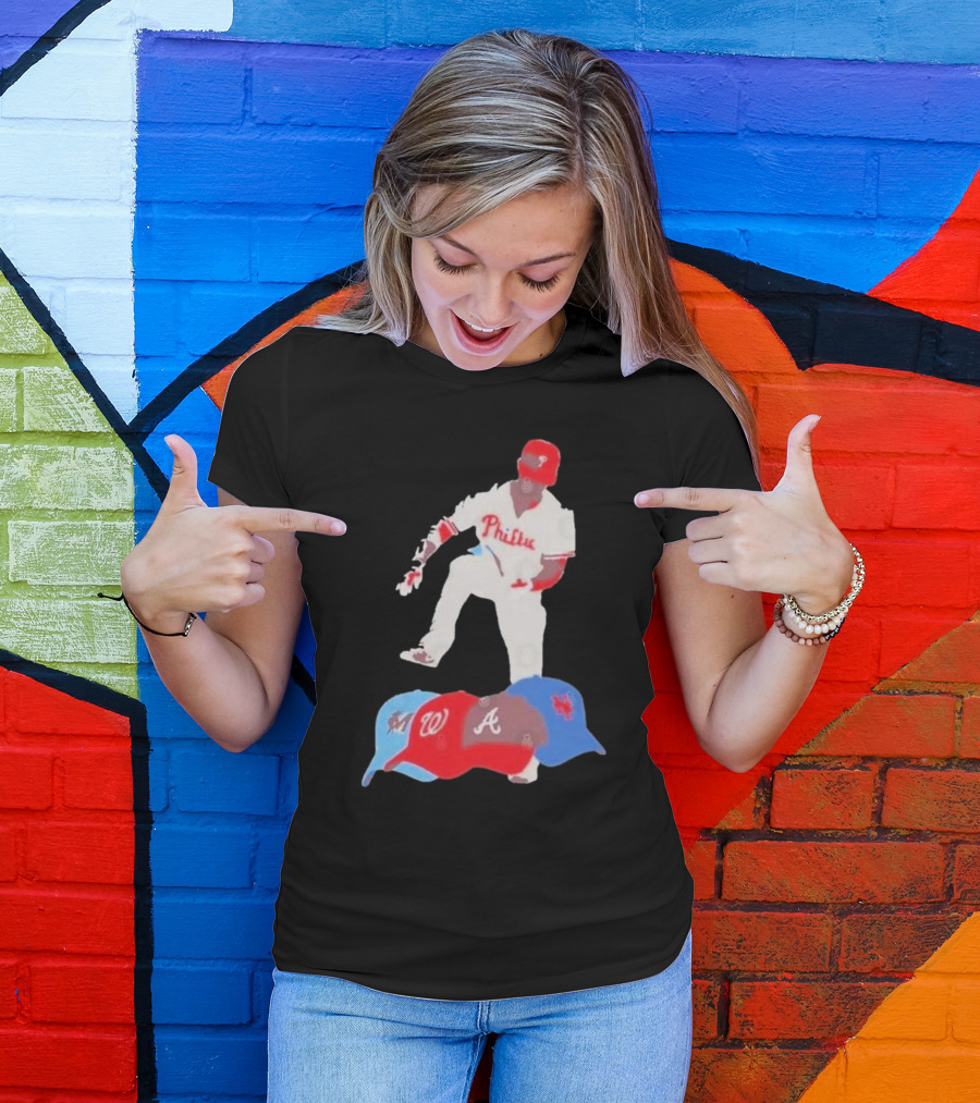 Philadelphia Phillies Stomp Atlanta Washington New York Miami NL East Champs T-Shirt
