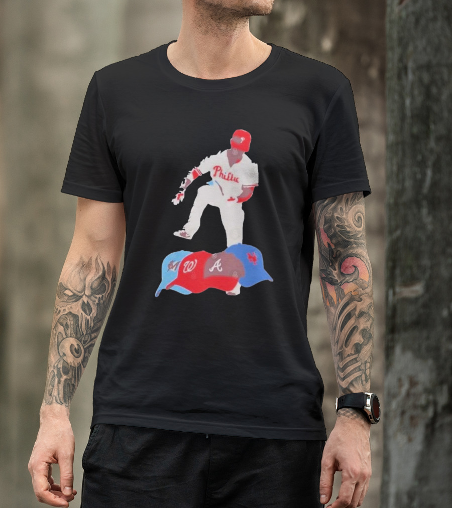 Philadelphia Phillies Stomp Atlanta Washington New York Miami NL East Champs T-Shirt