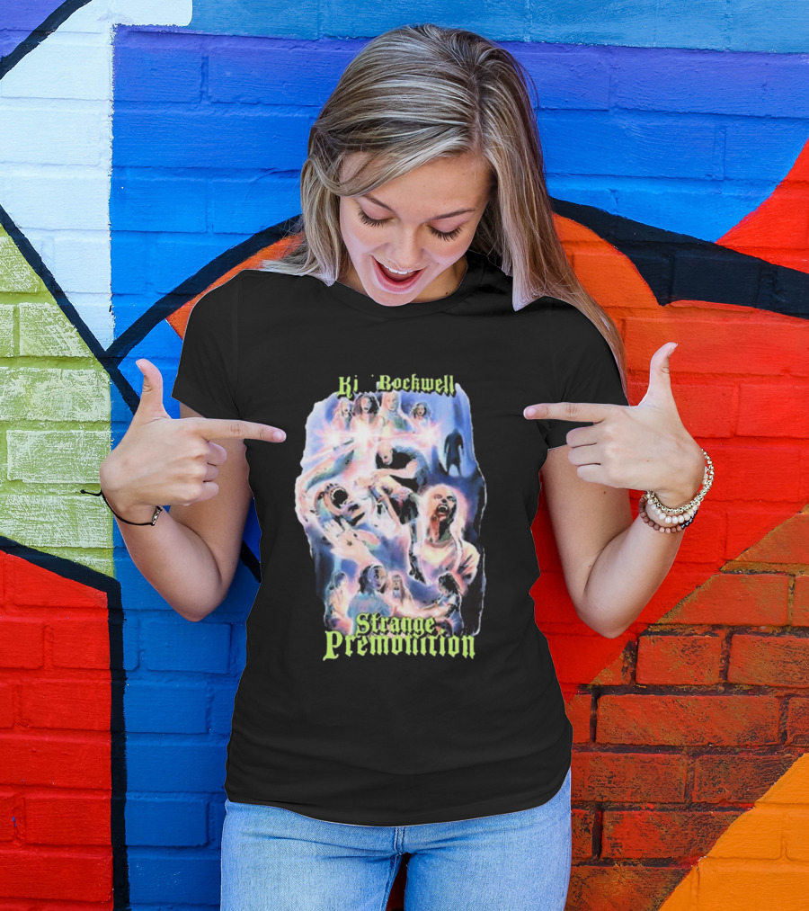 Ki Rockwell Strange Premonition 80s Movie Horror Psychedelic T-Shirt