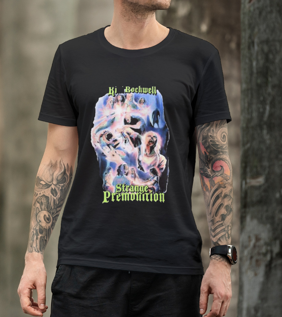 Ki Rockwell Strange Premonition 80s Movie Horror Psychedelic T-Shirt
