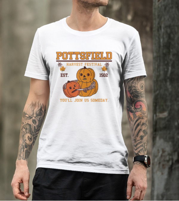 Pottsfield Harvest Festival Pumpkin Est. 1502 You'll Join Us Someday T-Shirt