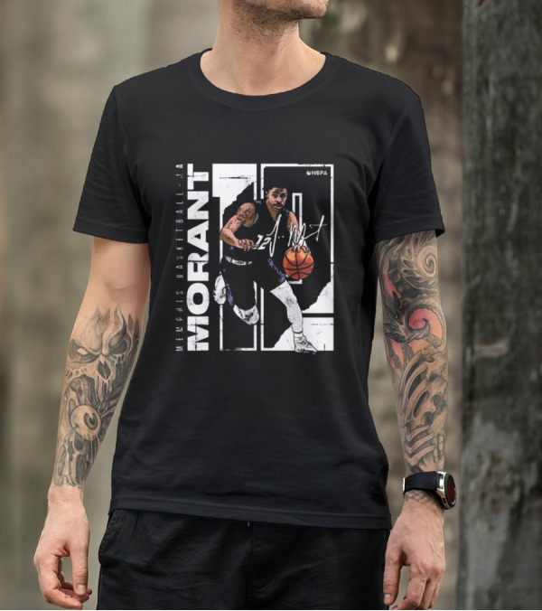 Ja Morant Memphis Basketball NBPA Signature Morant 12 T-Shirt
