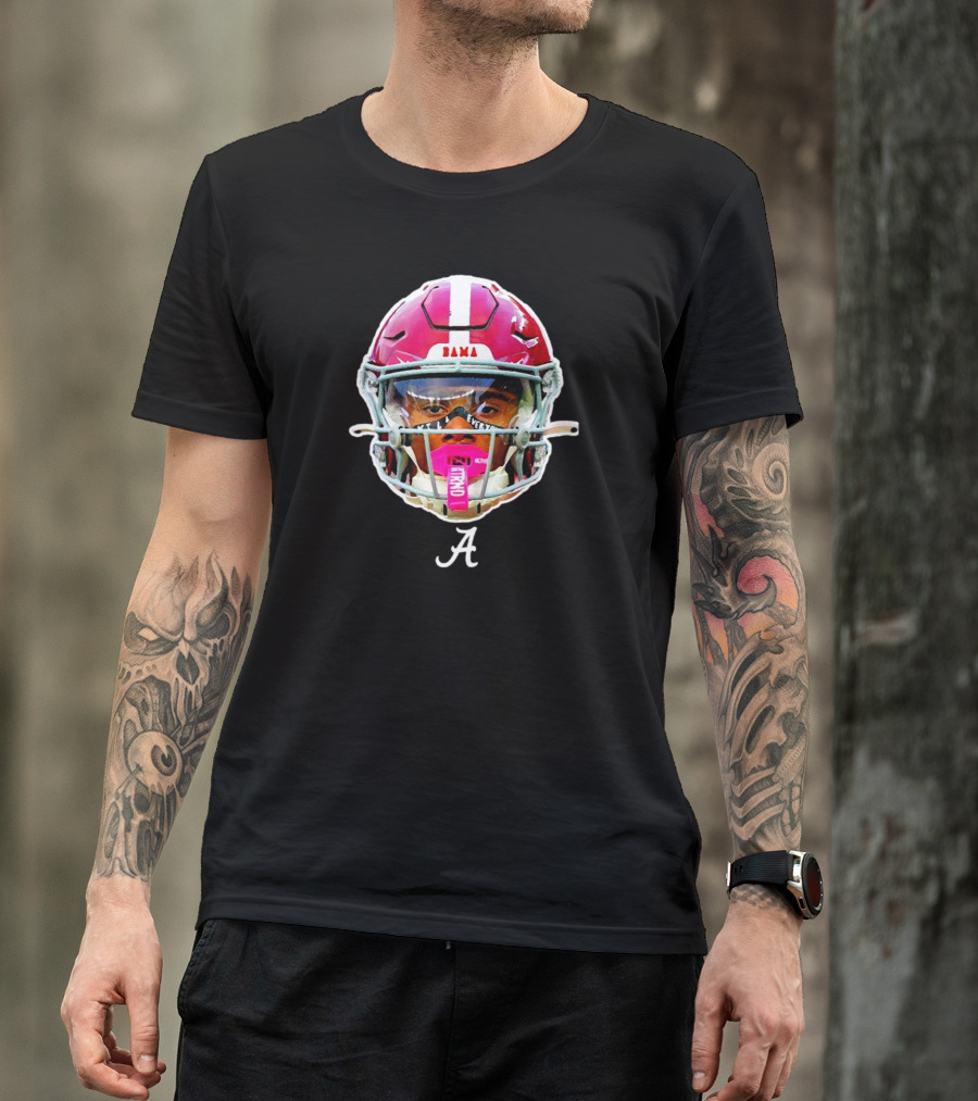Ryan Williams Alabama Crimson Tide Bama Helmet A T-Shirt