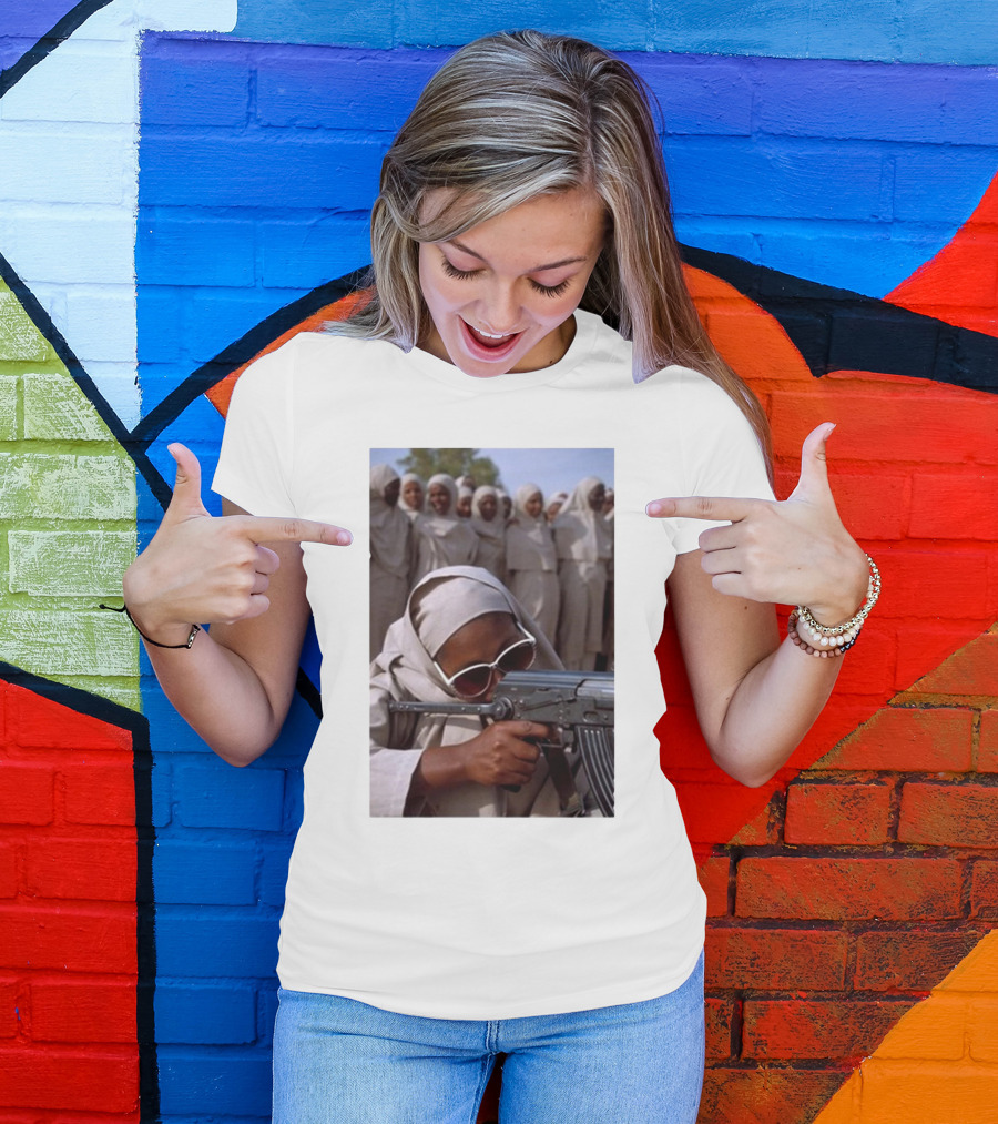 Mena Visuals Women Gun Training Sudan 1993 T-Shirt