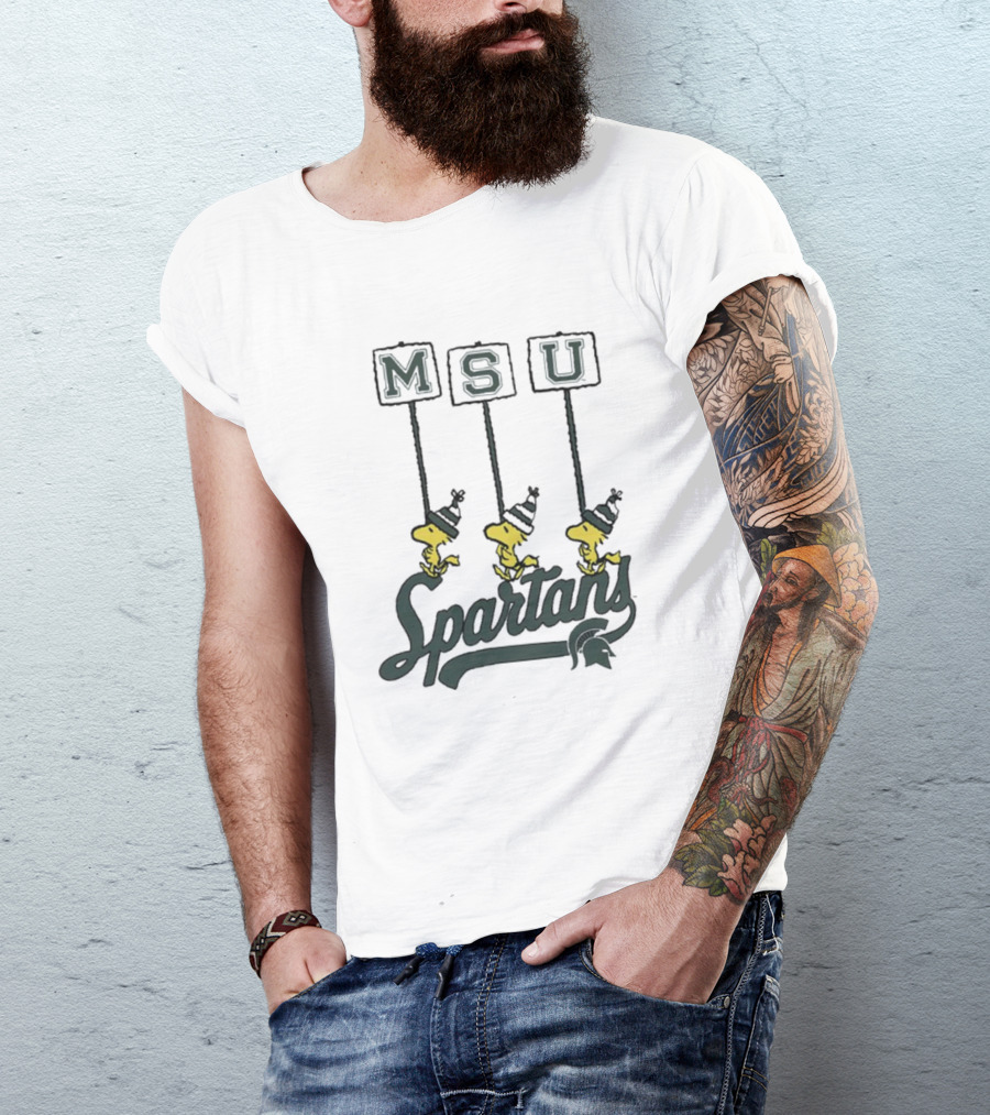 Peanuts X MSU Spartans Game Day T-Shirt