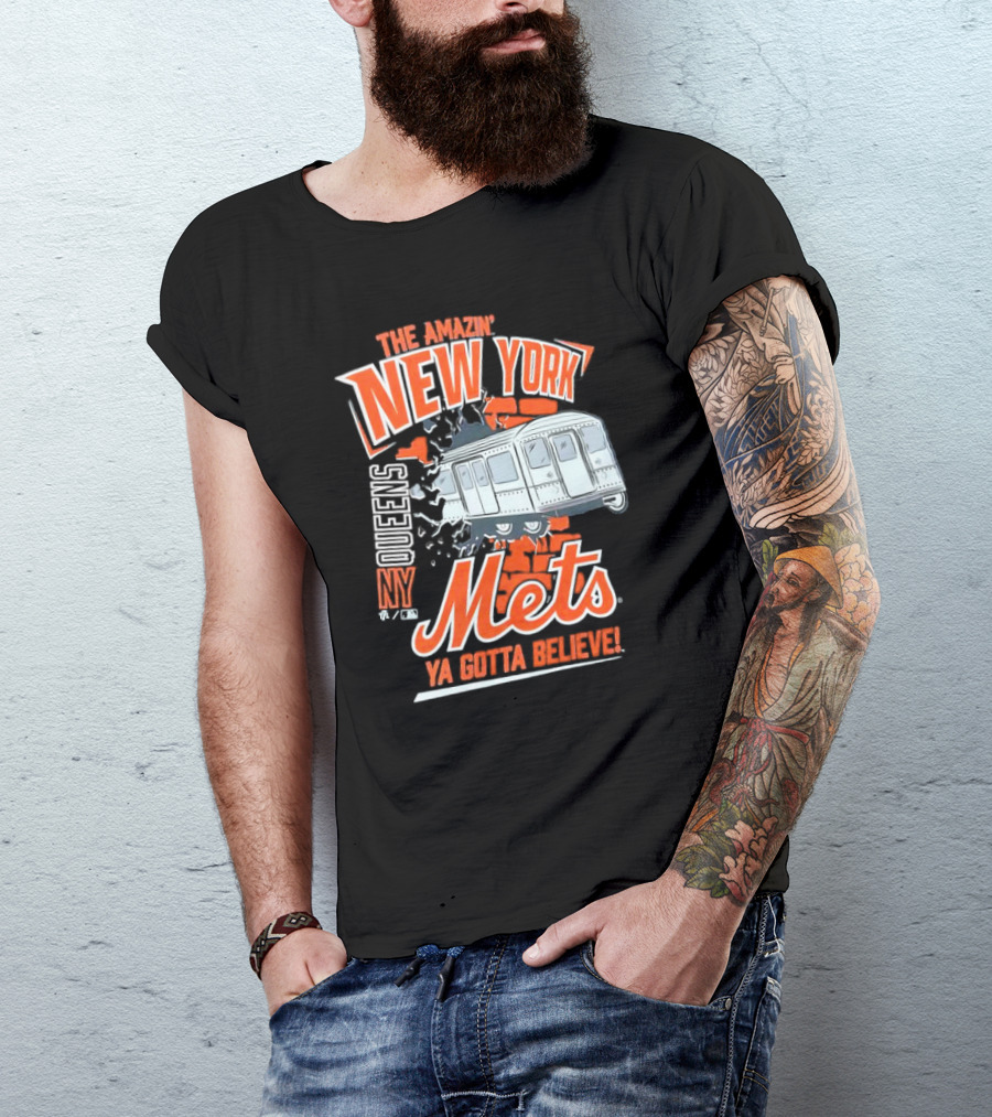 The Amazin' New York Mets Queens NY Ya Gotta Believe T-Shirt