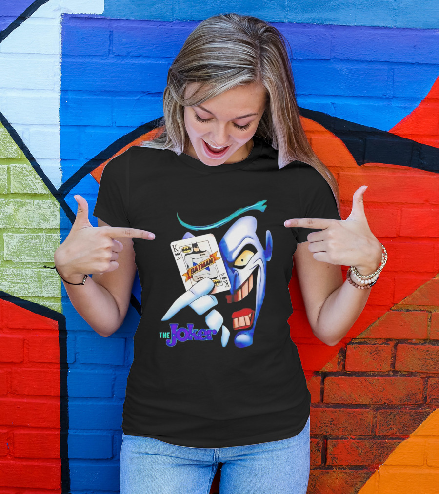 The Joker Batman Card Face T-Shirt