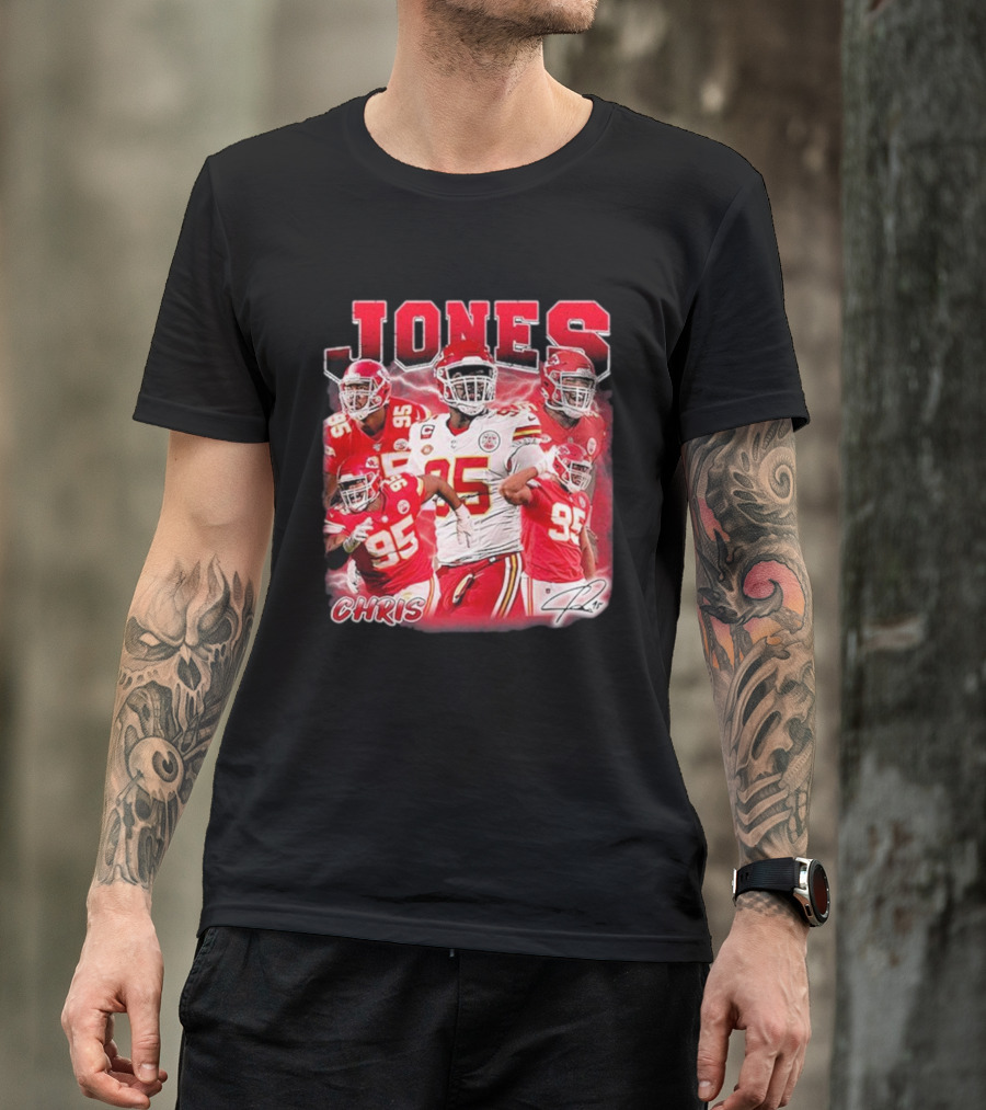 Chris Jones Kansas City Chiefs Legendary Number 95 Player T-Shirt