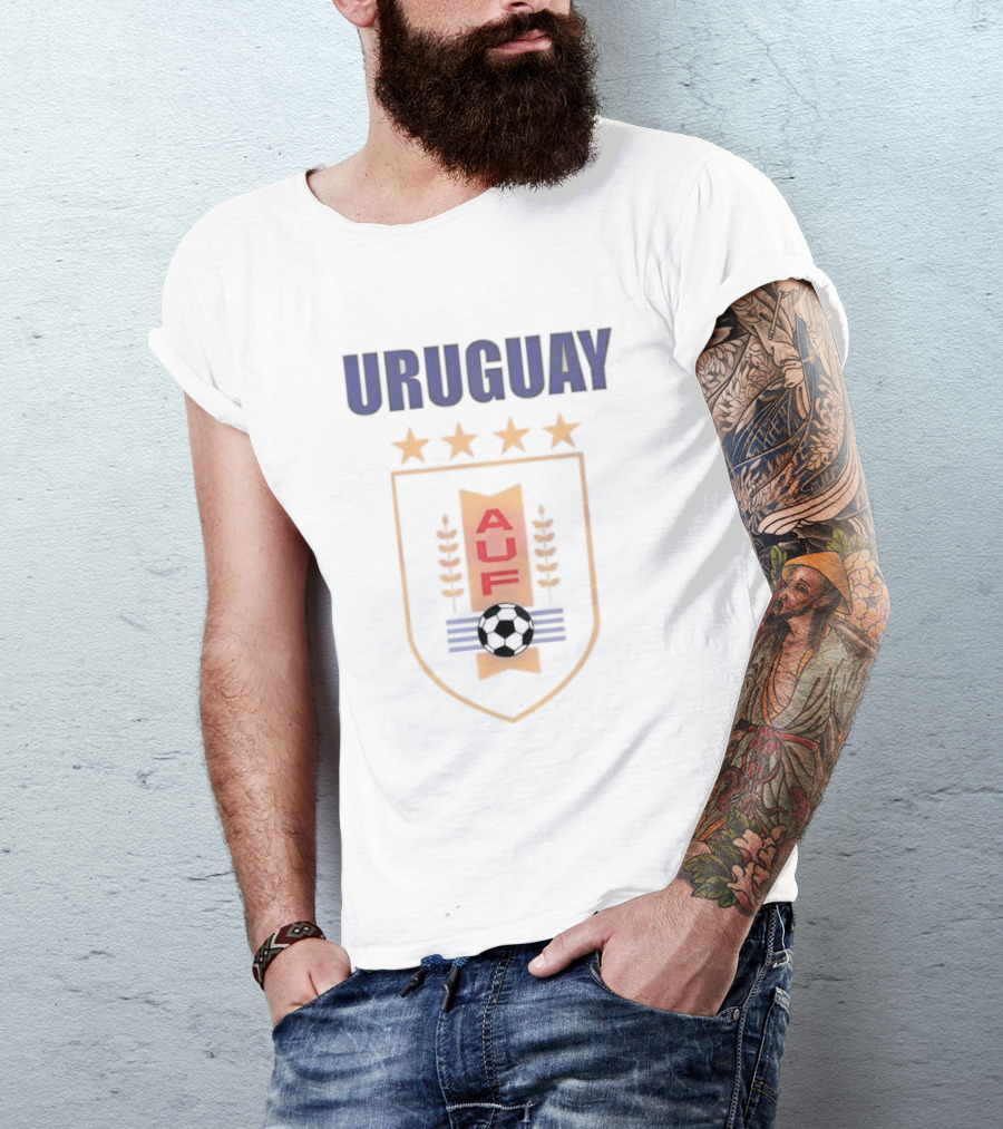Uruguay AUF Logo Copa America Emblem T-Shirt