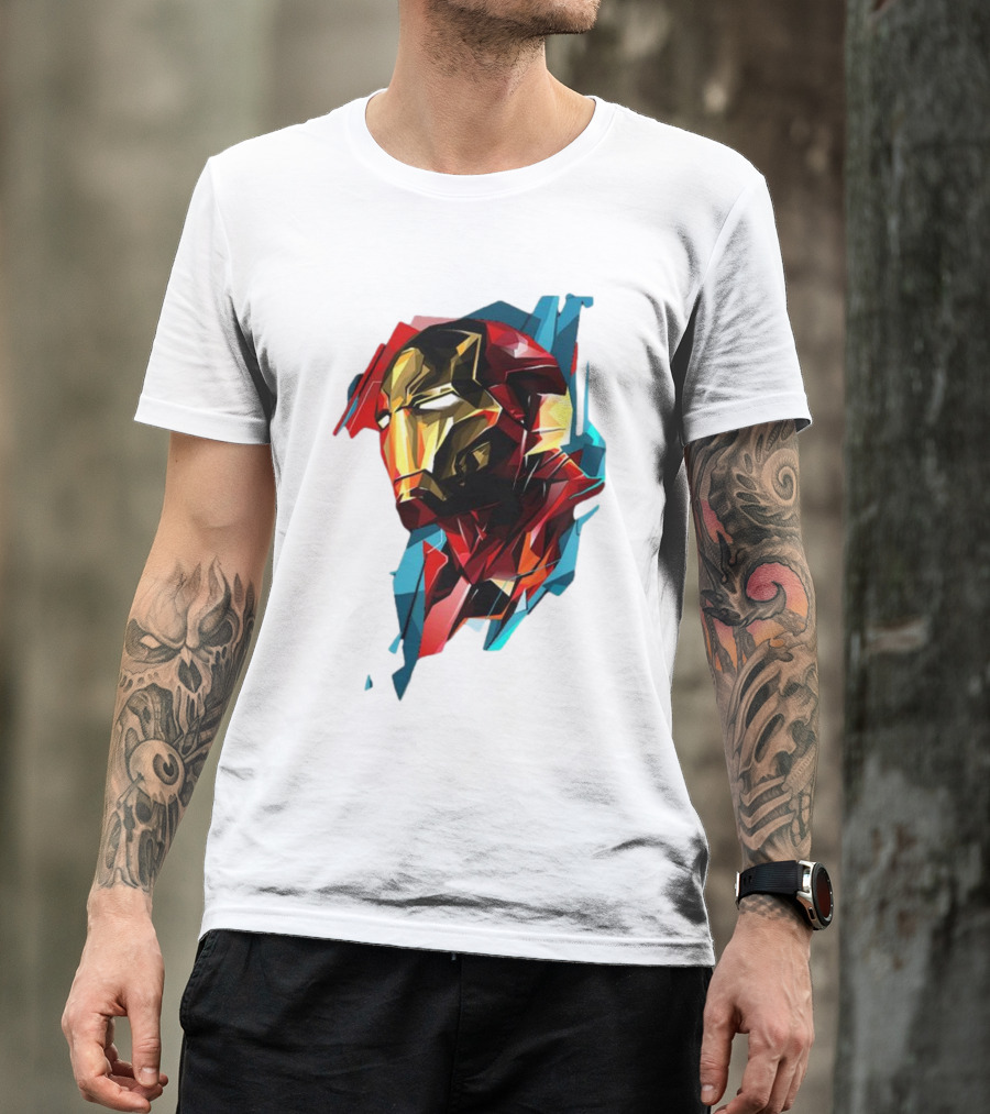 Marvel Avengers Endgame Iron Man Abstract T-Shirt