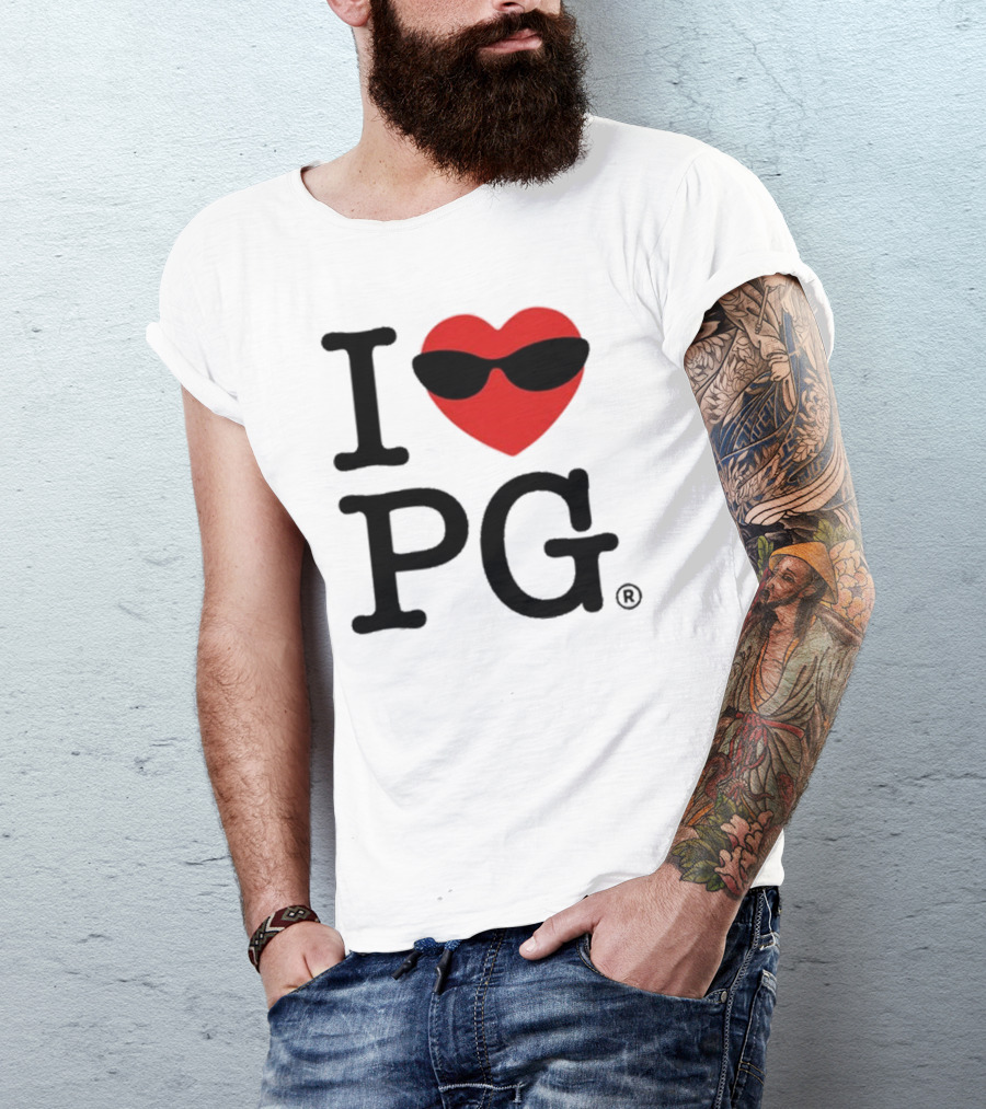 I Heart PG Cool Sunglasses Emblem T-Shirt