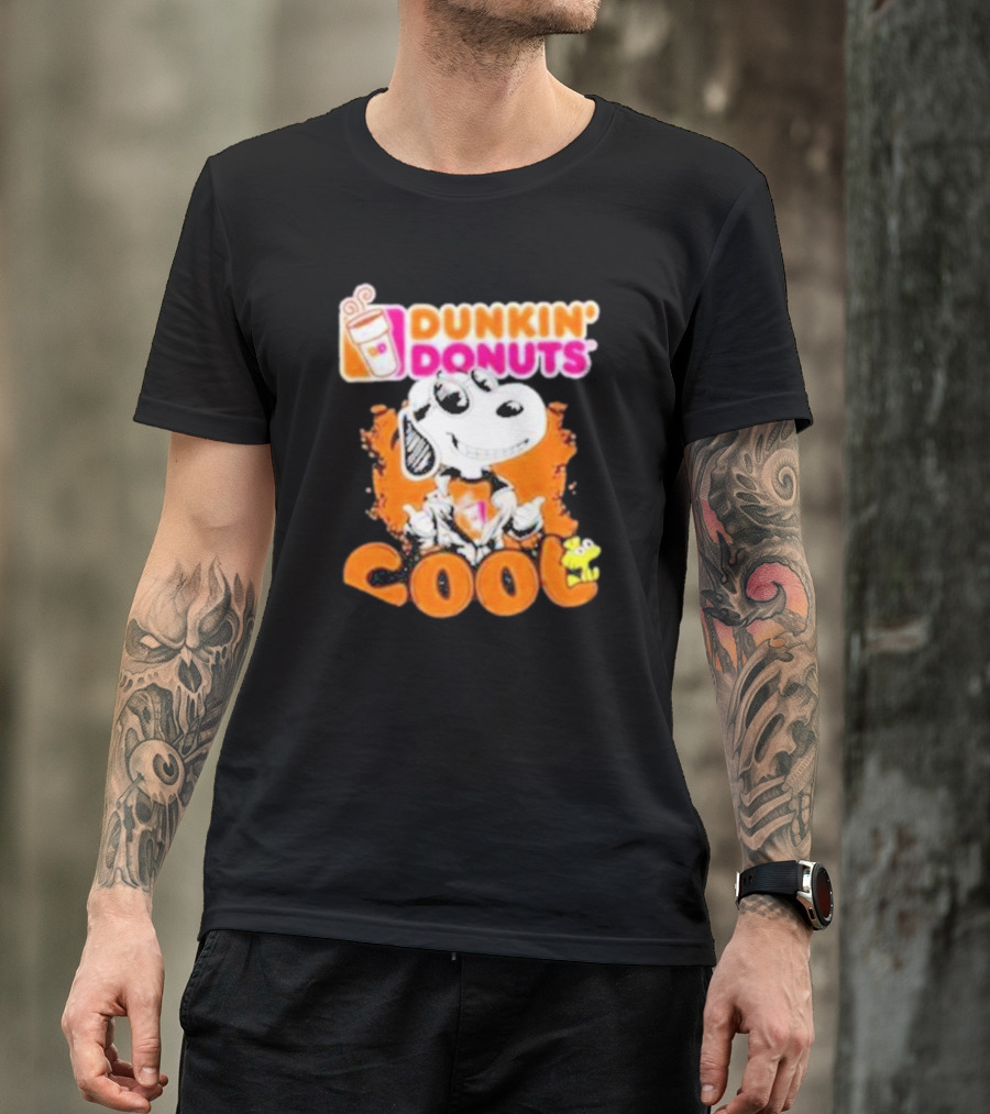 Snoopy Woodstock Dunkin' Donuts Cool T-Shirt