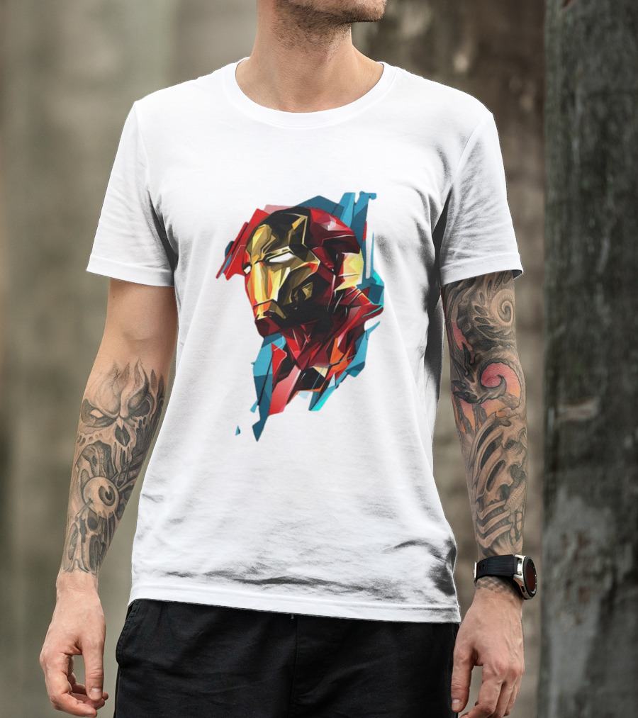 Avengers Endgame Iron Man Geometric T-Shirt