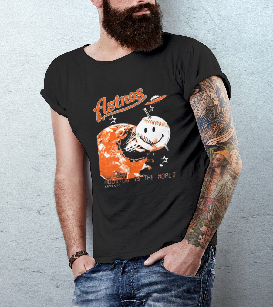 Astros Space City Houston Is The World Baseball Planet T-Shirt