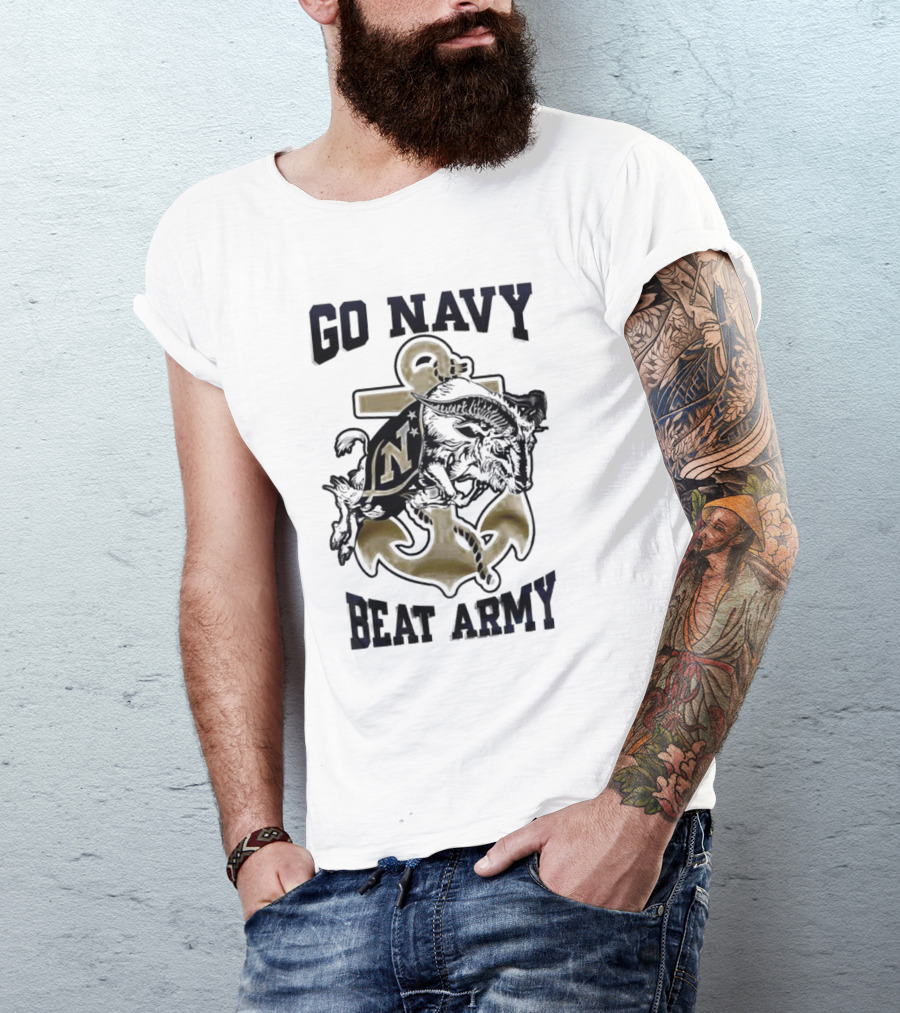 Go Navy Beat Army Midshipmen Football T-Shirt